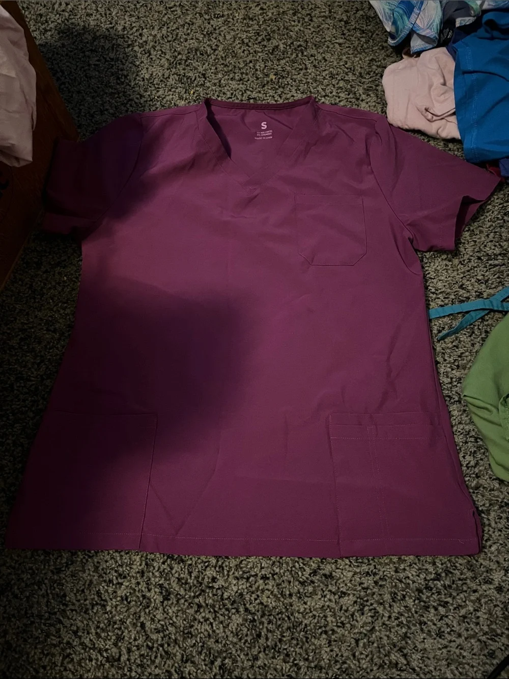Plum Scrub Set - Small